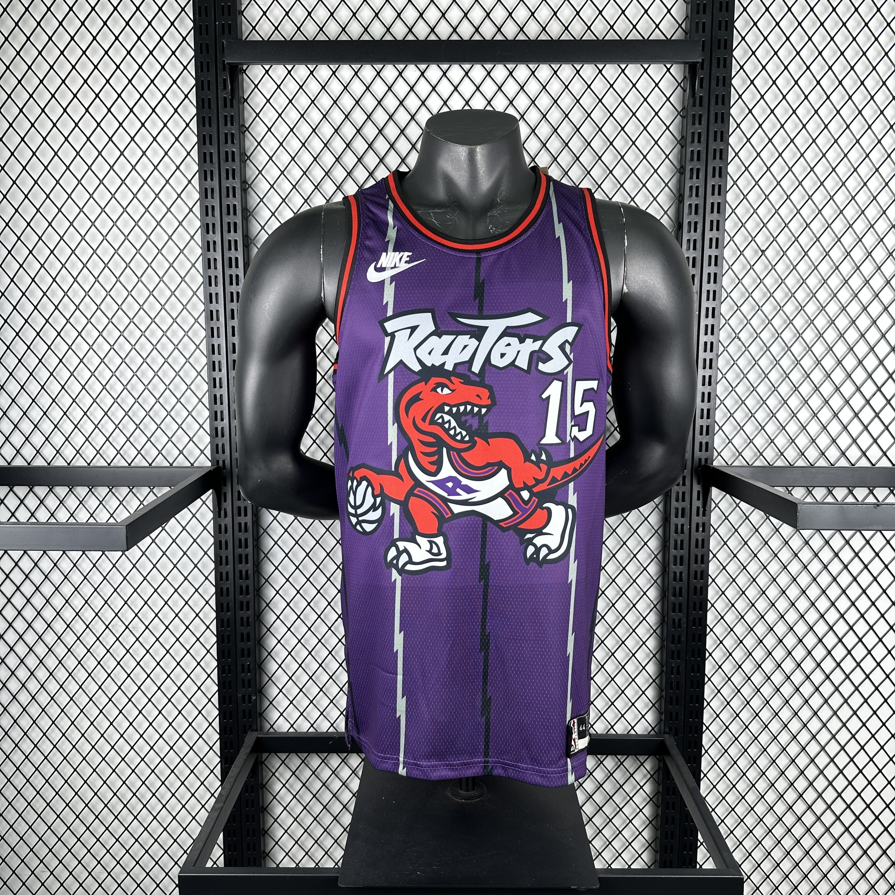 Men Toronto Raptors 15 Carter purple 2025 NBA jersey